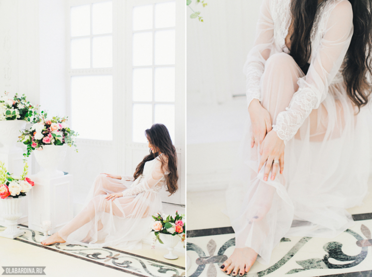 Photo project Souffle parfume with boudoir dresses Chanel, Odry, Grace