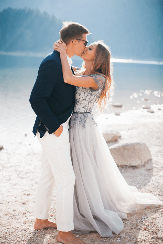 Individual wedding dress for the bride from Moscow, Nina