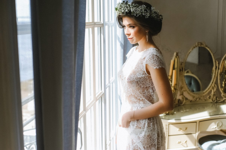 Boudoir dress Eliza and gorgeous bride Violetta
