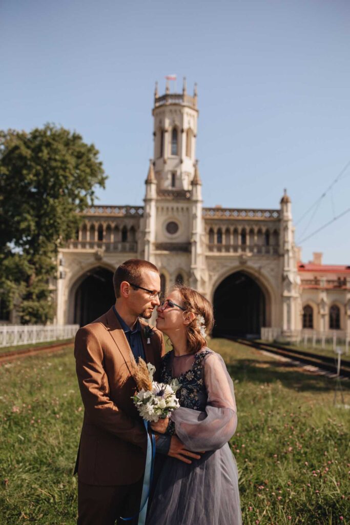 Photo Bride Alexandra in Artemis wedding dress