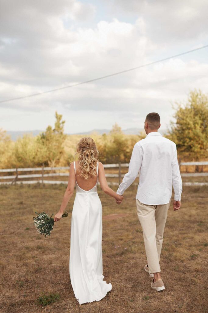 Photo Bride Anastasia in Zoe wedding dress
