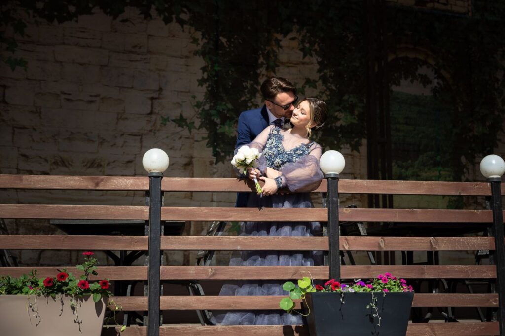 Photo Bride Anna in an Artemis dress