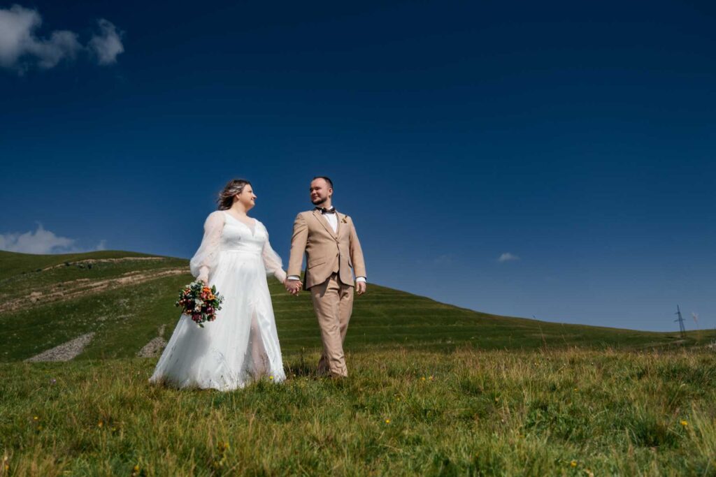 Photo Bride Anna in an Iowa wedding dress