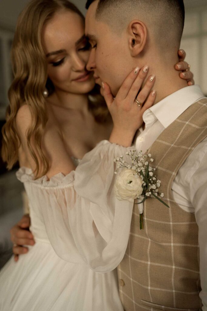 Photo Bride Arina in Calista wedding dress