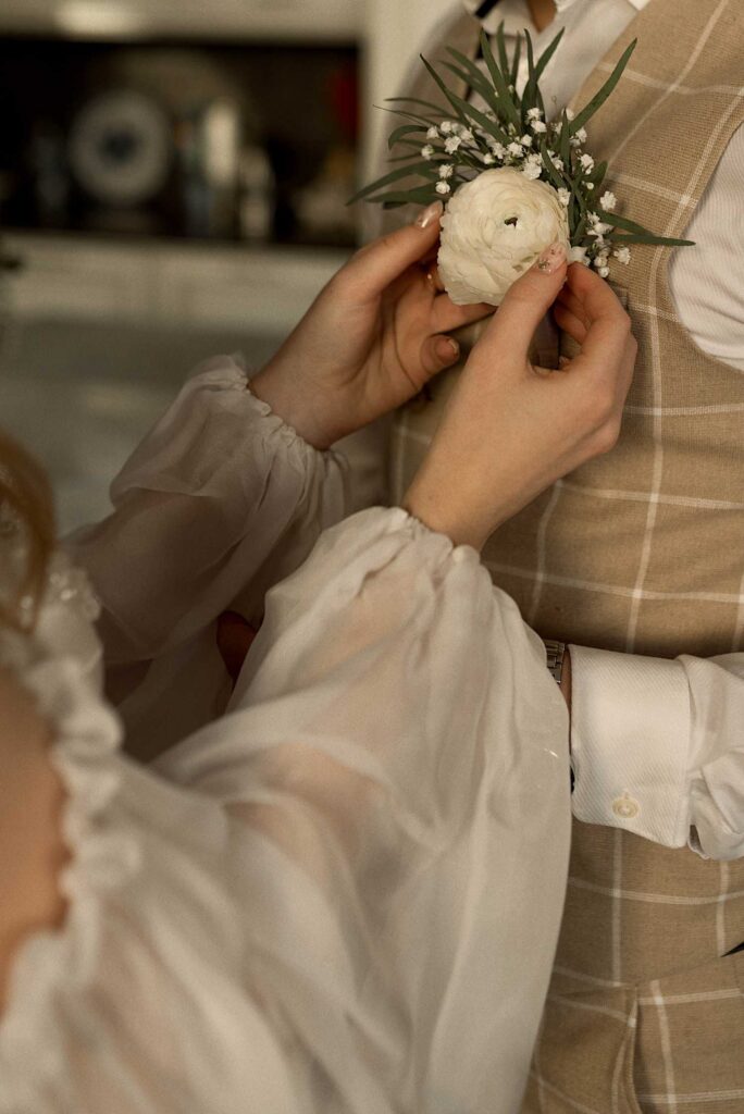 Photo Bride Arina in Calista wedding dress