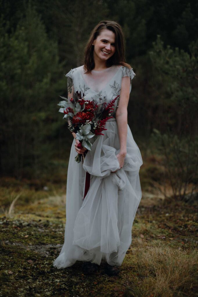Photo Bride Darius in her Jenna dress