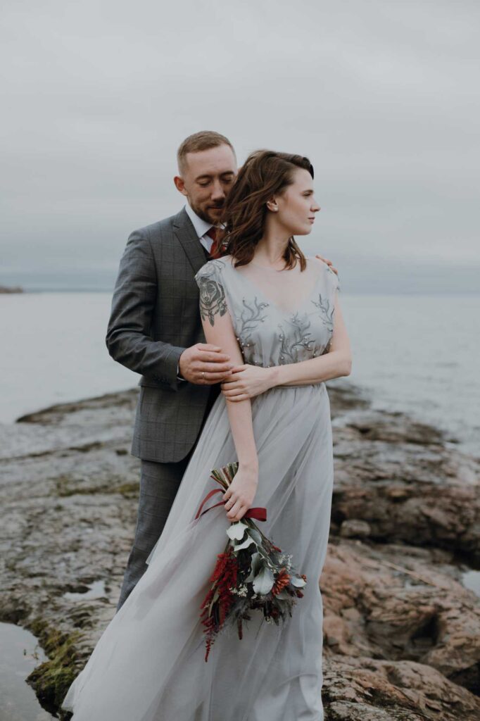 Photo Bride Darius in her Jenna dress
