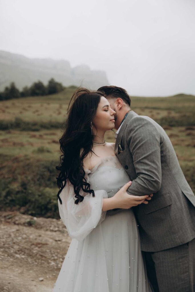 Photo Bride Diana in a Vivian gown