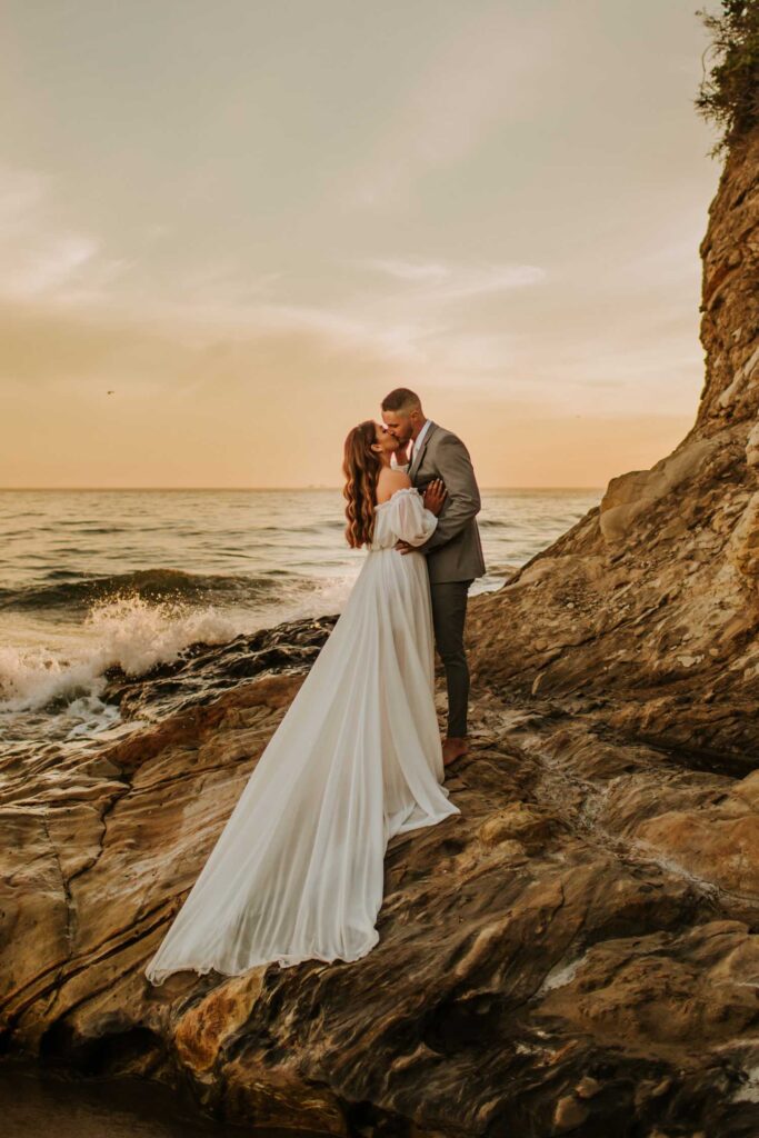 Photo Bride in an ivory Levada dress