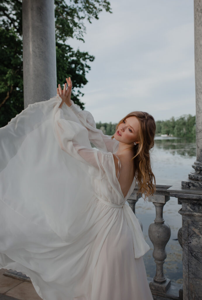 Photo Bride in Nirvana dress Tsarskoe Selo location
