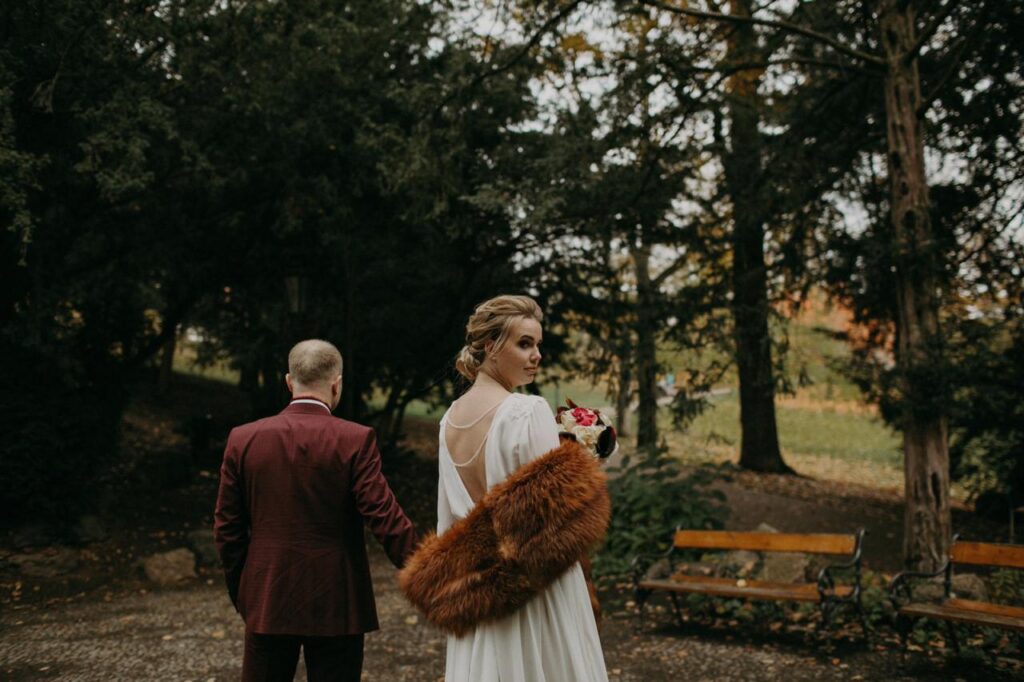 Photo Bride Jana in a gorgeous Nirvana wedding dress