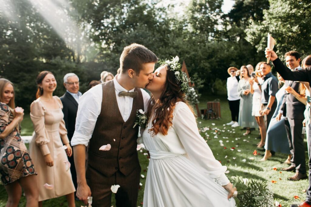 Photo Bride Maria in a delicate Nirvana dress