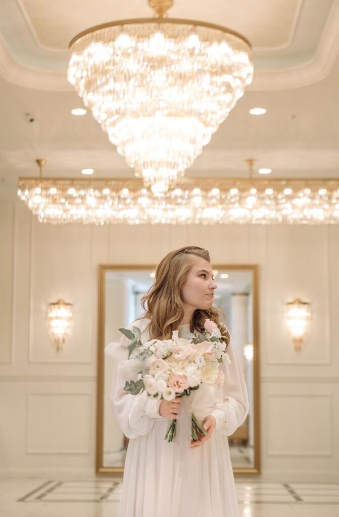 Photo Bride Paulina in a Nirvana dress