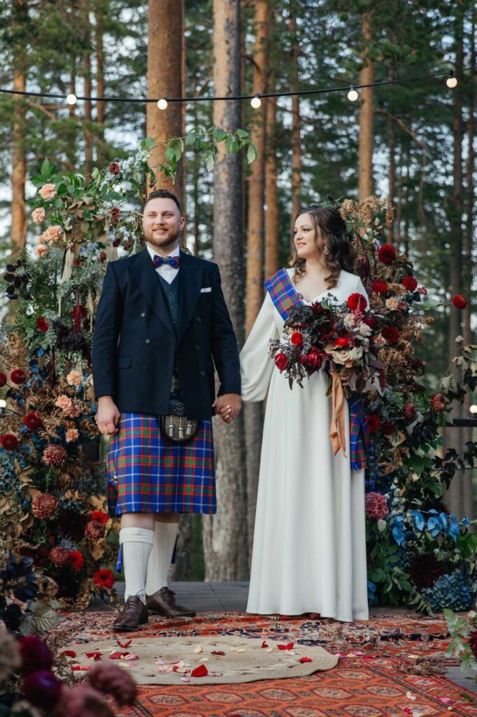 Photo Bride Sophia in a Tiffany wedding dress