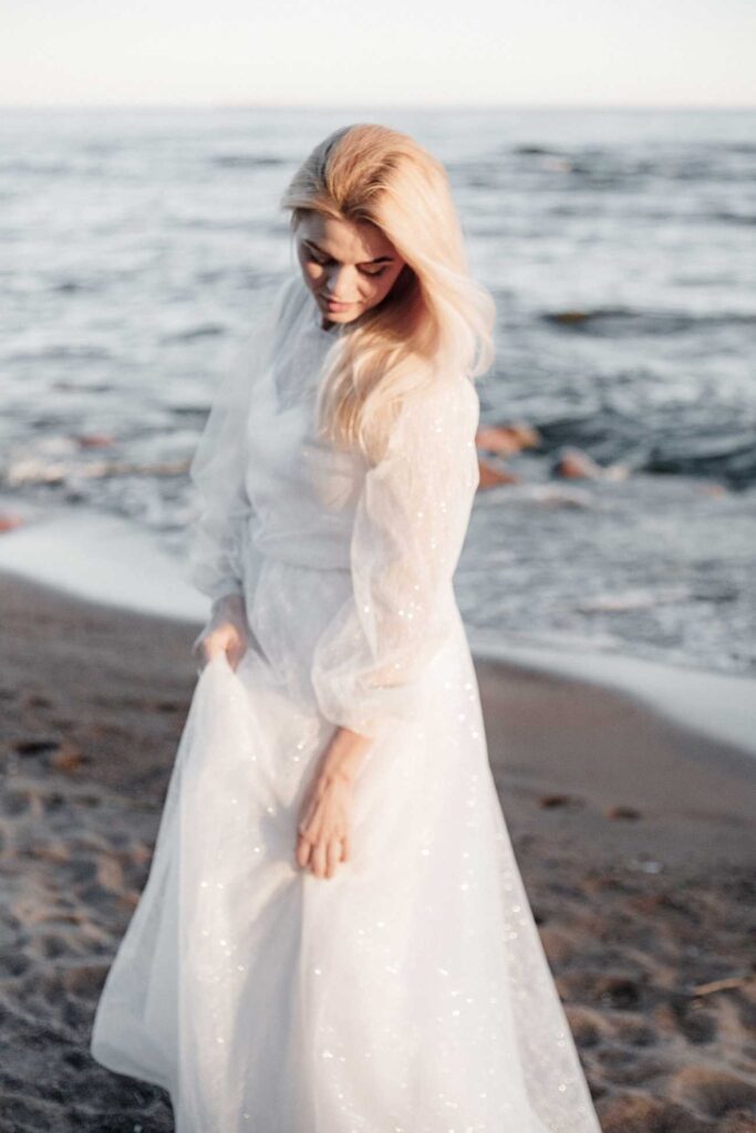 Photo Custom dress for a summer bride by BoudoirWedding