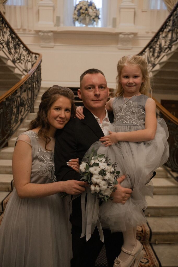 Photo Custom wedding dress and baby girl dress by Boudoirwedding