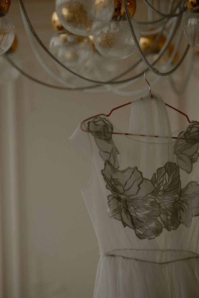 Photo Custom wedding dress and baby girl dress by Boudoirwedding