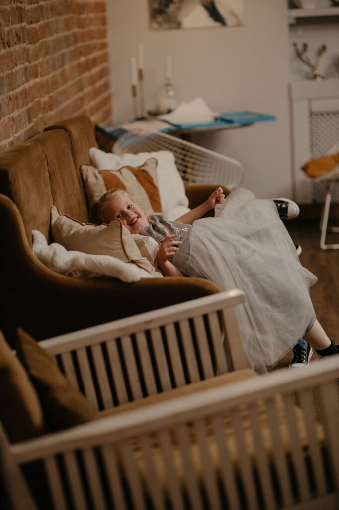 Photo Custom wedding dress and baby girl dress by Boudoirwedding