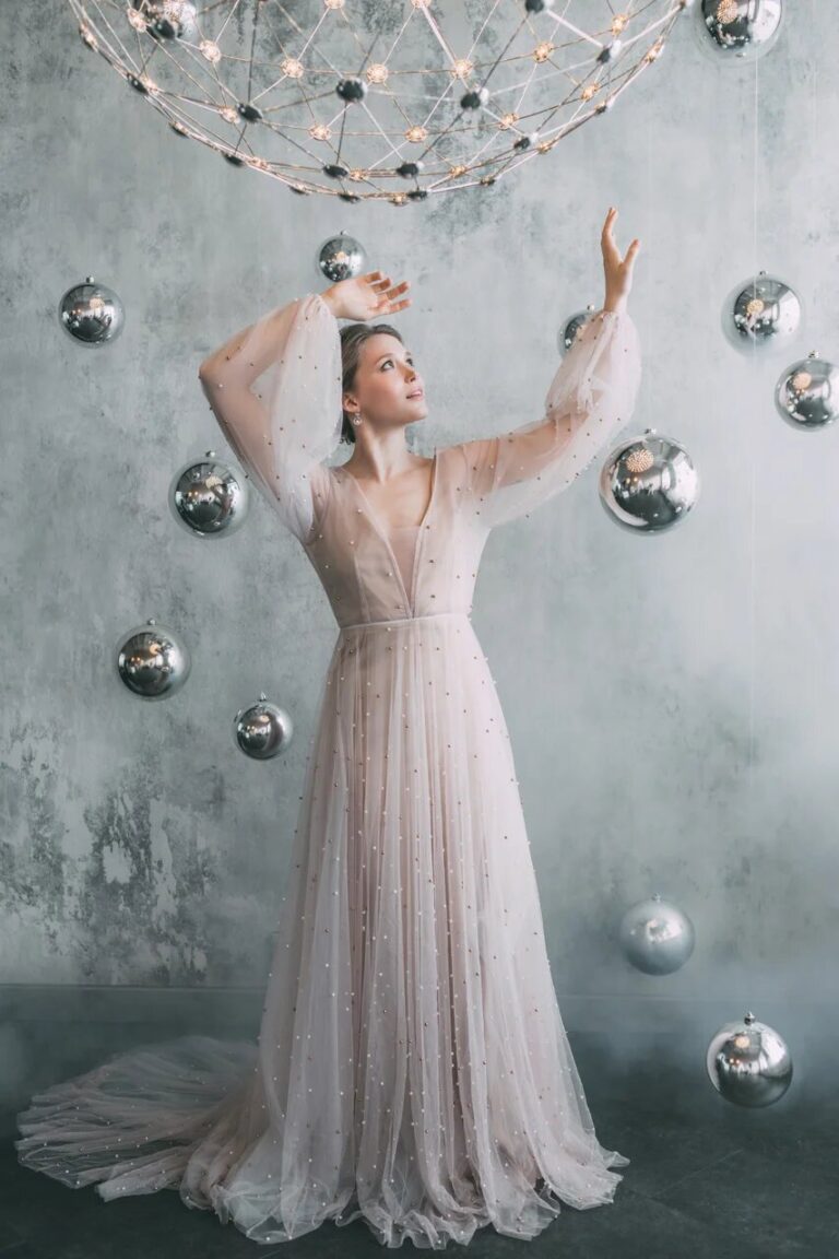 Fabulous photoshoot in an Iowa dress