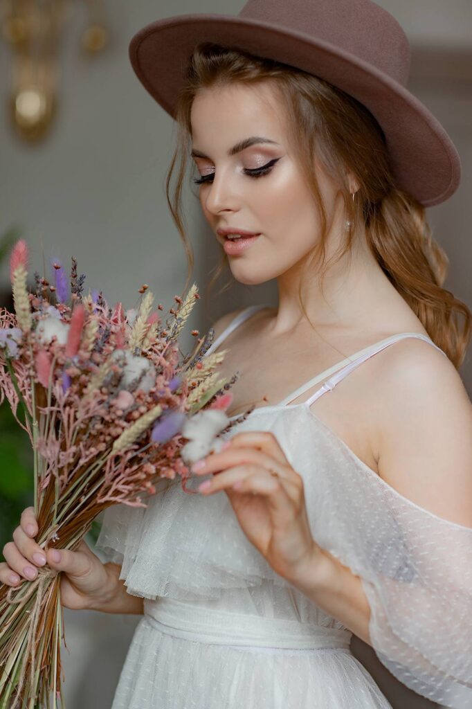 Photo Model Yana in Vanilla boudoir dress