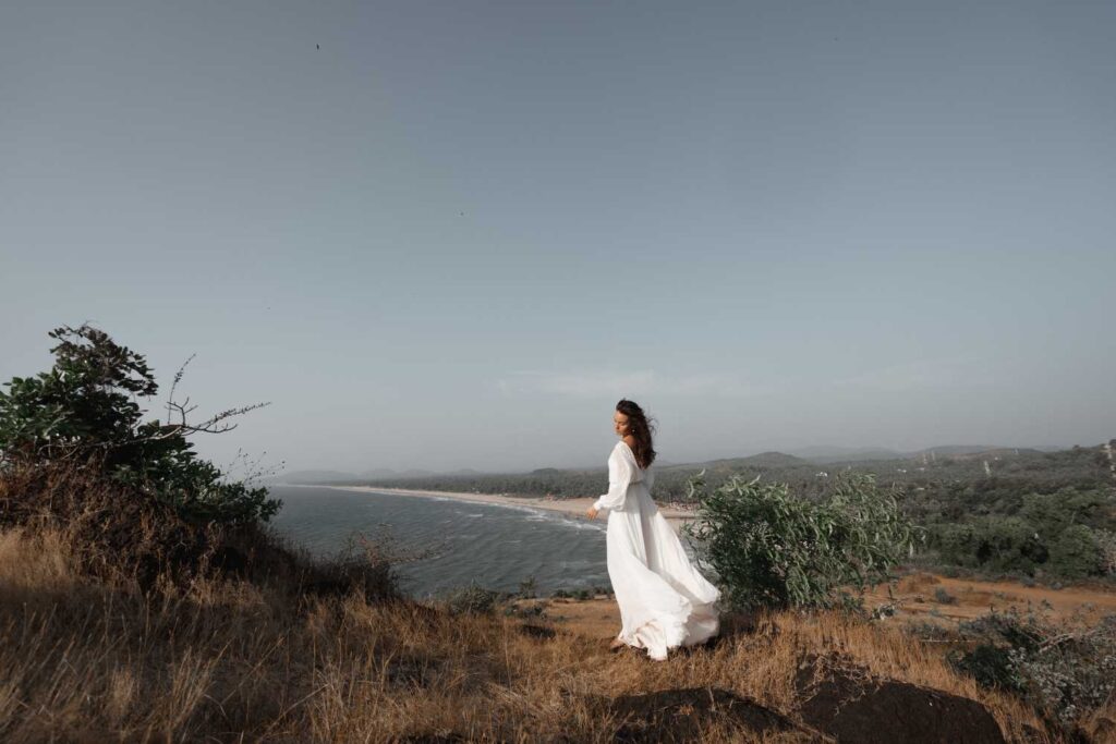 Photo Nature photo shoot in a Nirvana dress