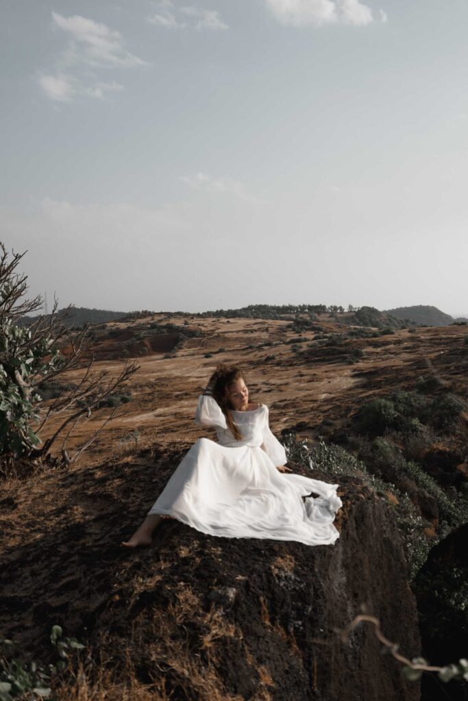 Photo Nature photo shoot in a Nirvana dress