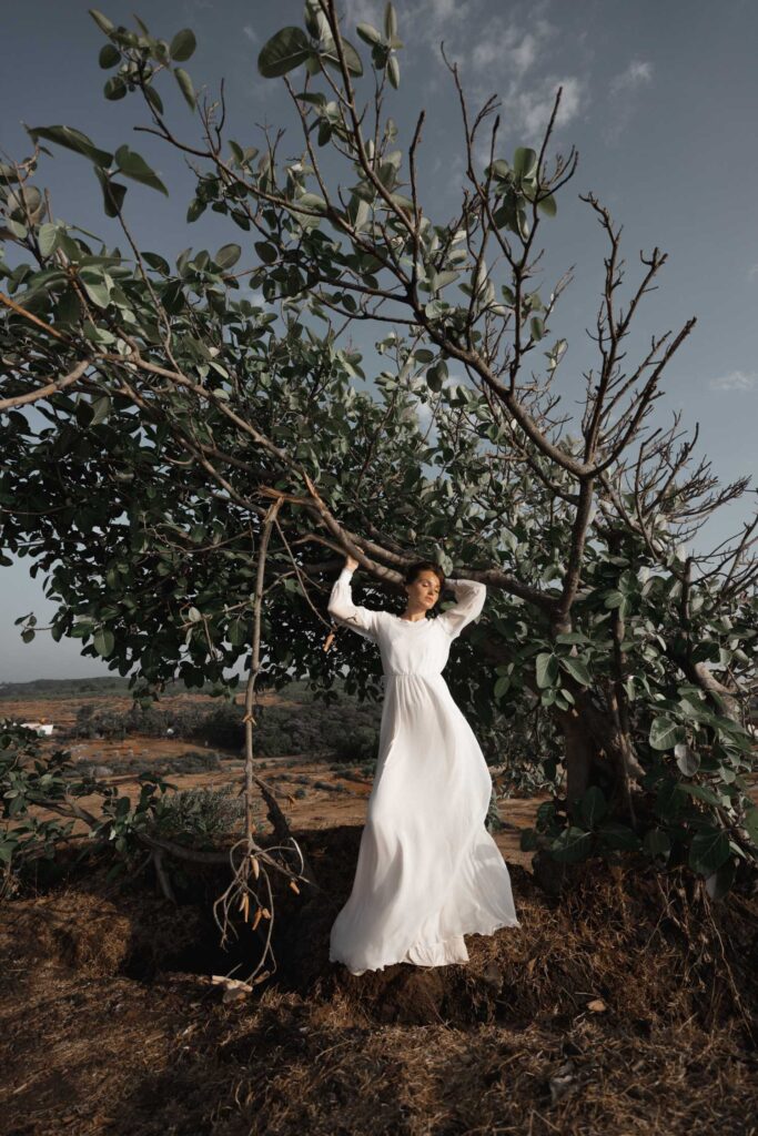 Photo Nature photo shoot in a Nirvana dress