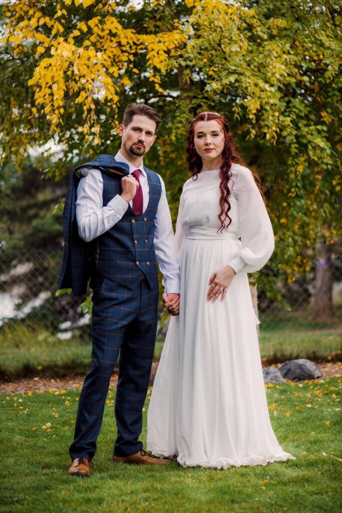 Photo Photo session in a picturesque place bride in Nirvana dress