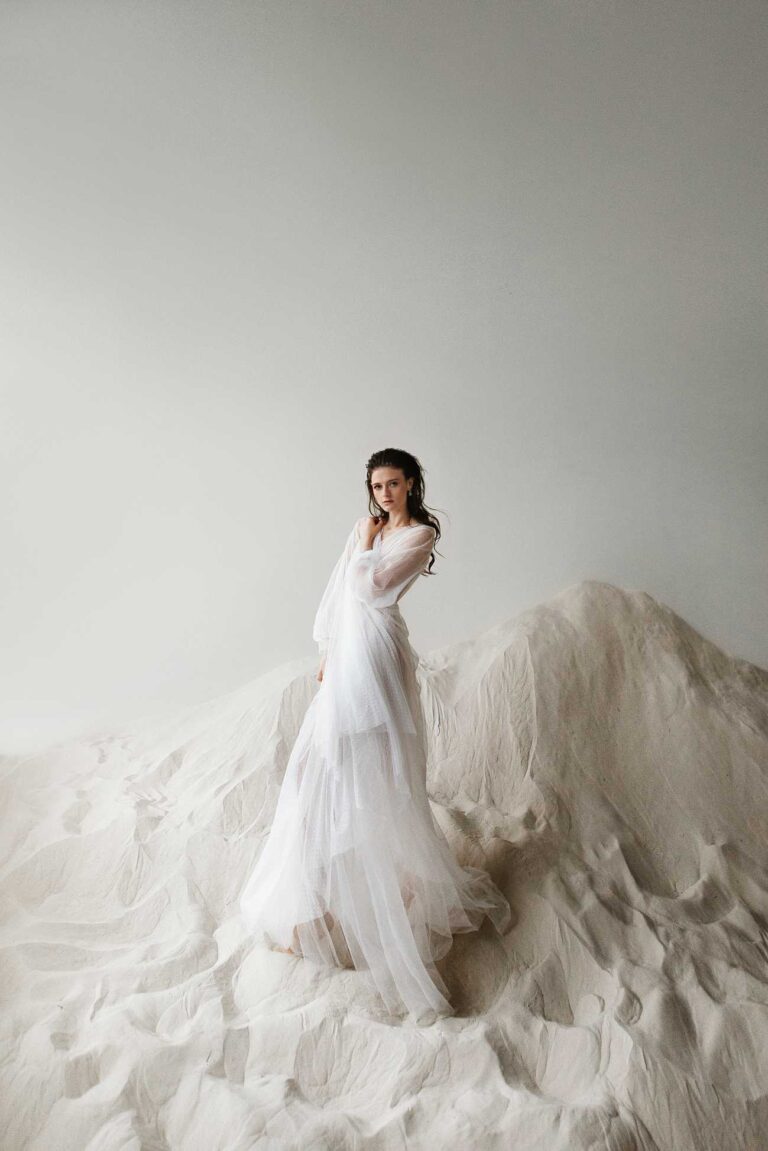 Photo session in Elegance wedding dress