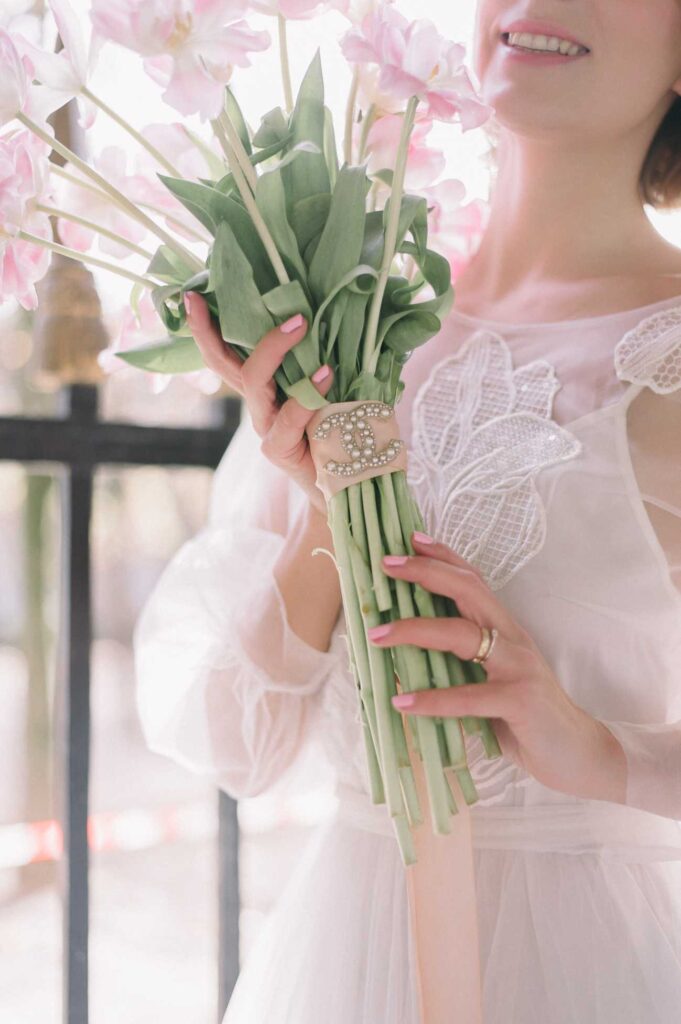 Photo Photo session in France bride in Fantasia dress