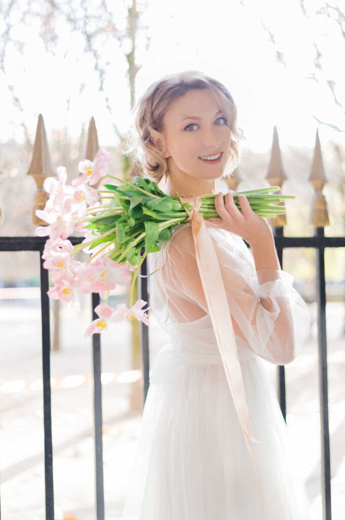 Photo Photo session in France bride in Fantasia dress
