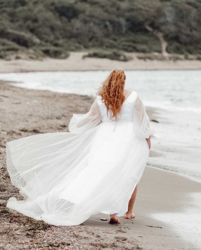 Photo Photo session on the beach in Iowa dress
