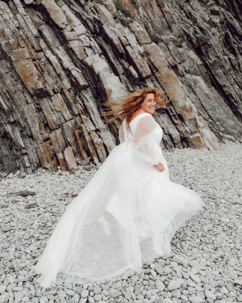 Photo Photo session on the beach in Iowa dress