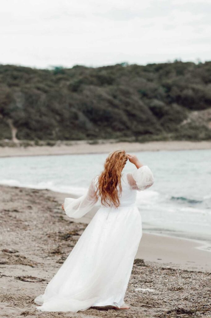 Photo Photo session on the beach in Iowa dress