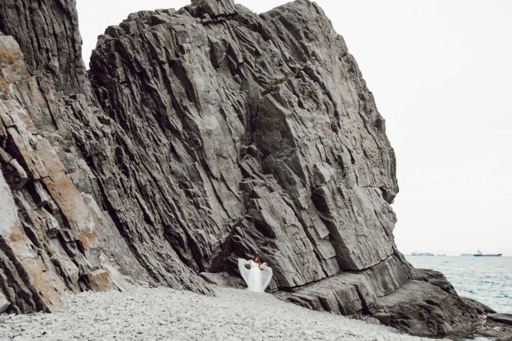 Photo Photo session on the beach in Iowa dress
