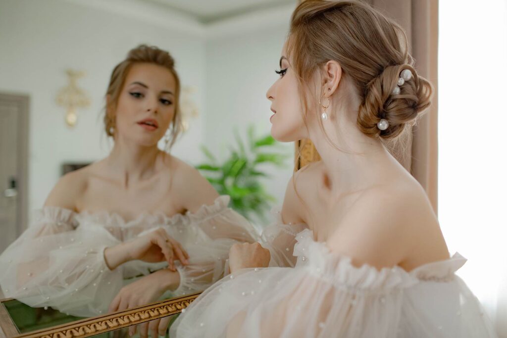 Photo Photo shoot model Yana in wedding dress Vivian