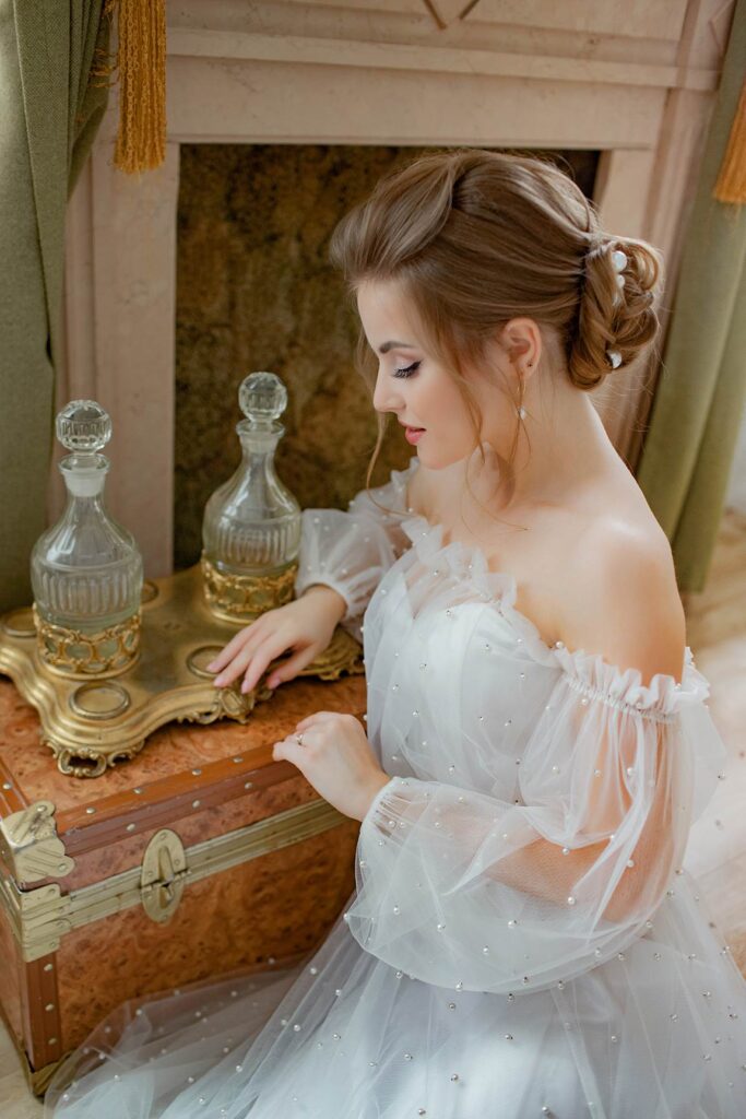 Photo Photo shoot model Yana in wedding dress Vivian