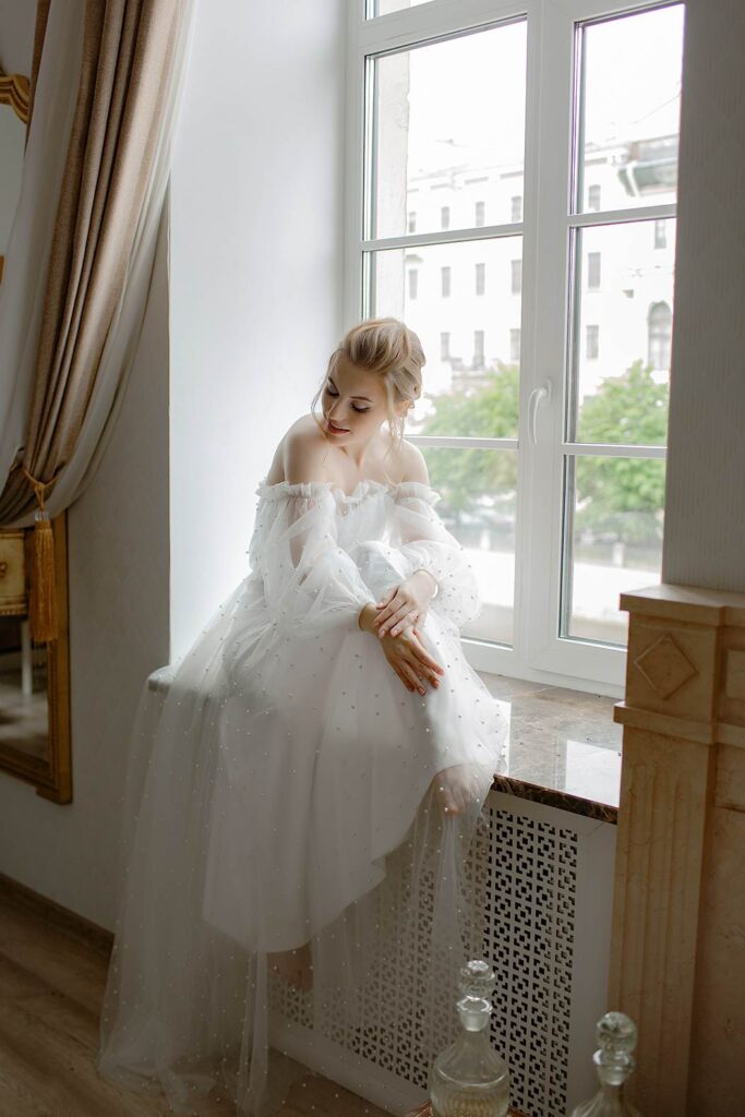 Photo Photo shoot model Yana in wedding dress Vivian