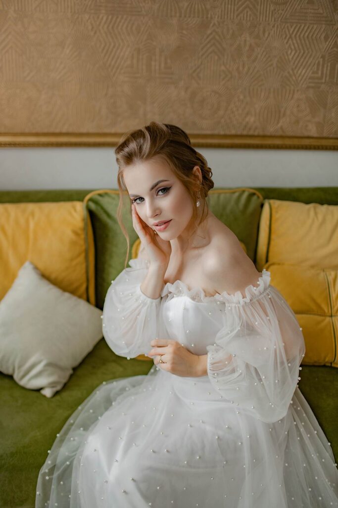 Photo Photo shoot model Yana in wedding dress Vivian