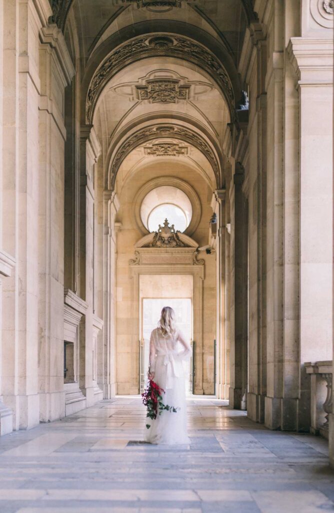 Photo Photo shoot in France bride in Atlantis dress