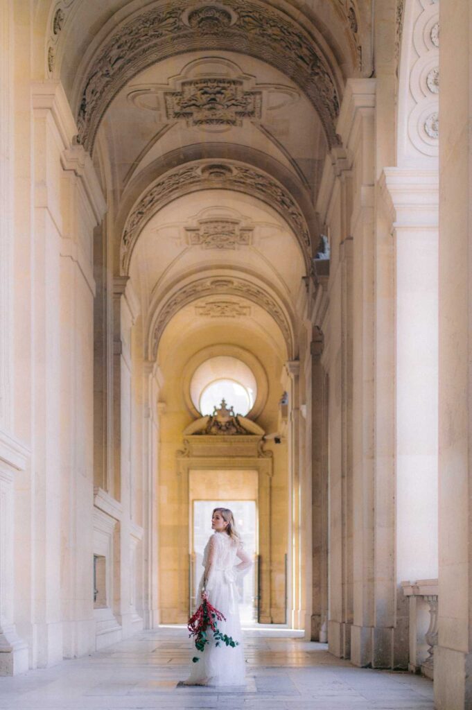 Photo Photo shoot in France bride in Atlantis dress
