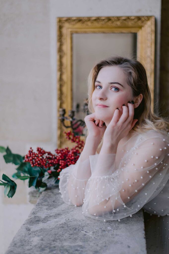 Photo Photo shoot in France bride in Atlantis dress