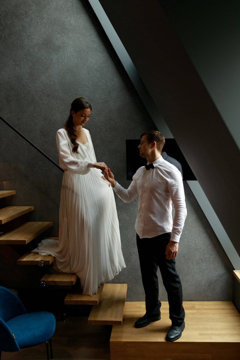 Photo shoot in Lilly wedding dress