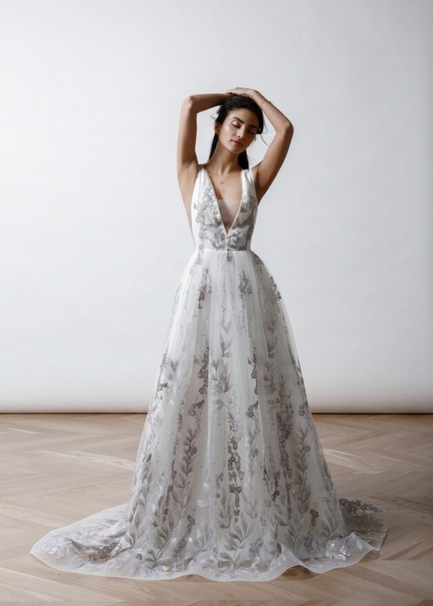 Wedding Dress Lilac