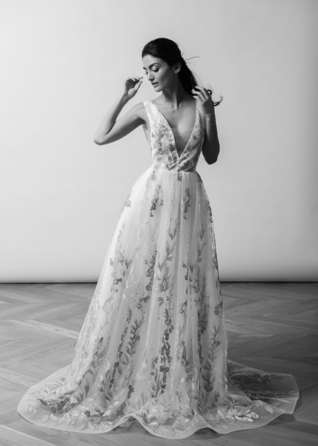 Wedding Dress Lilac
