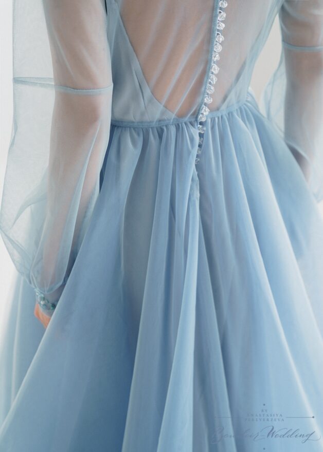 Blue Wedding Dress Aura