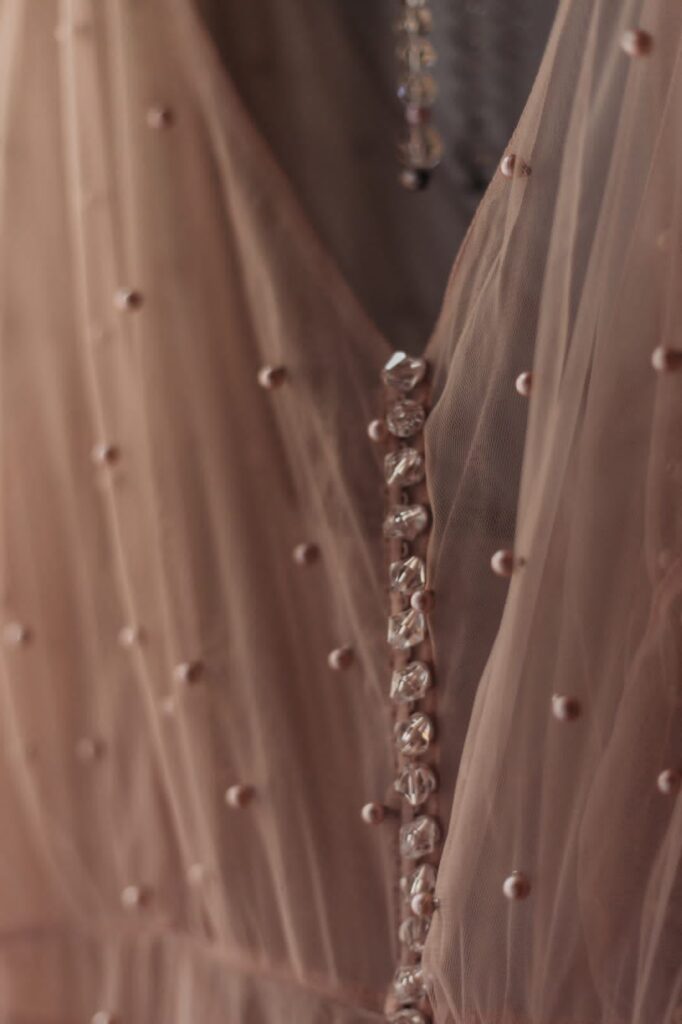 Photo Bride Dasha in an Iowa dress