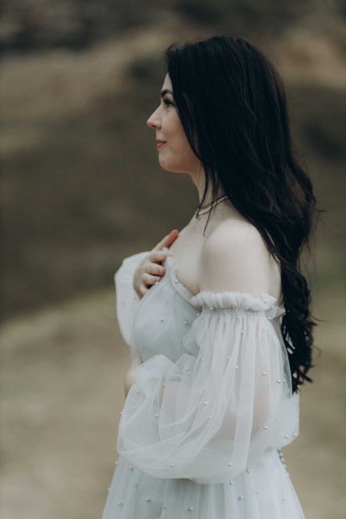 Photo Bride Diana in a Vivian gown