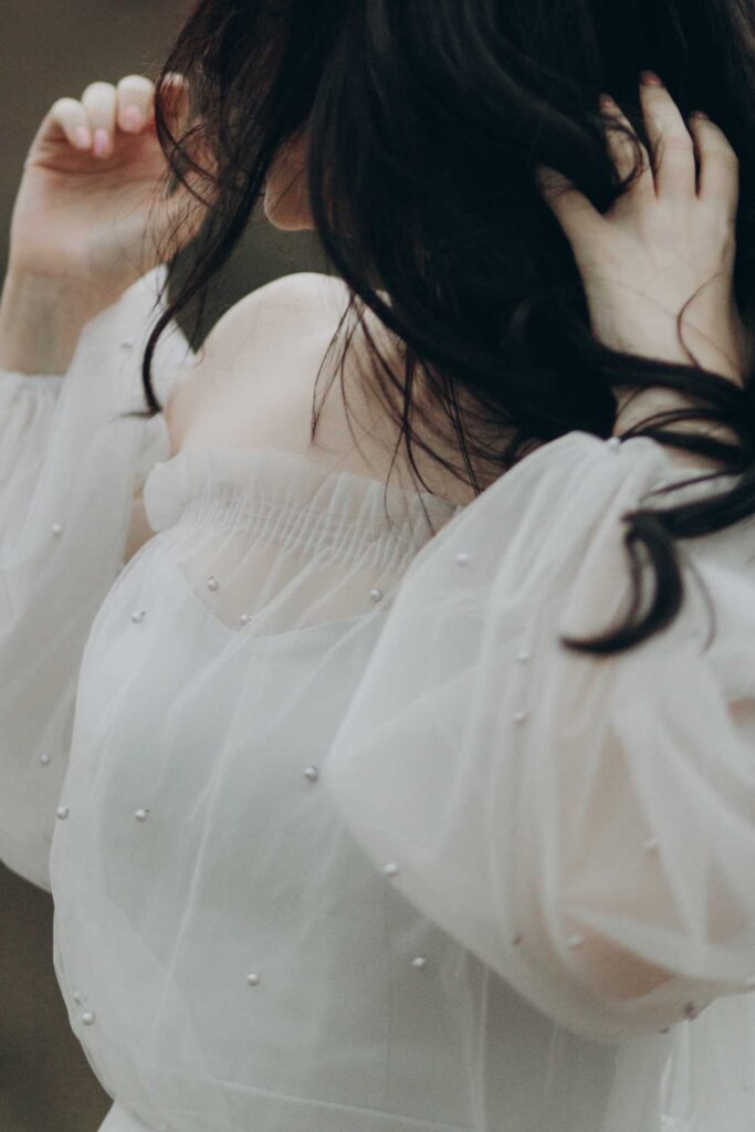 Photo Bride Diana in a Vivian gown
