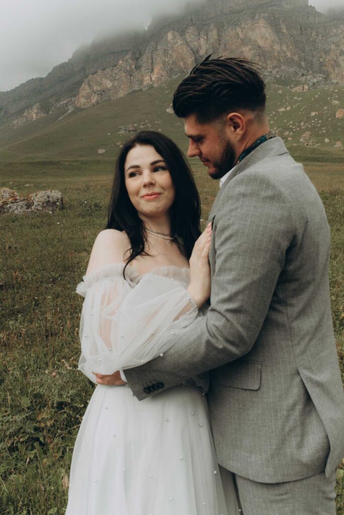 Photo Bride Diana in a Vivian gown